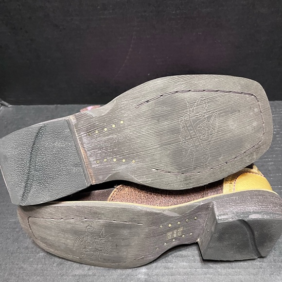 Womens Ariat Boots ropers square toe size 8.5 - Picture 6 of 7